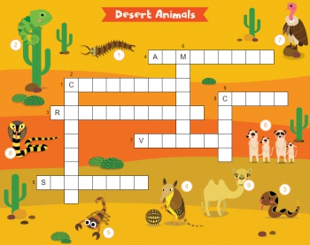 Farm Animals | Easy Crossword Puzzle for kids